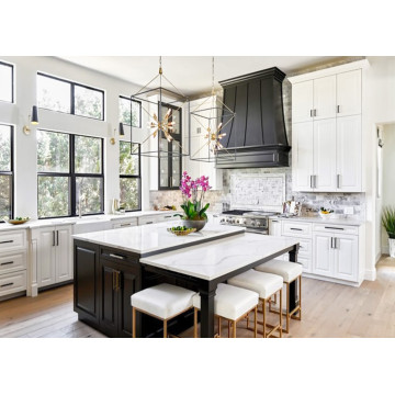 Black and White Kitchen 
